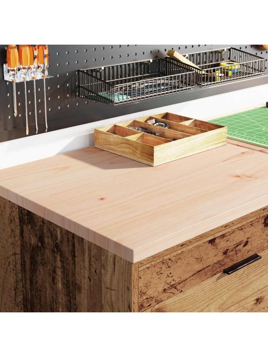 Autotallin säilytyskaappi vanha puu 60x51x85 cm täysi mänty