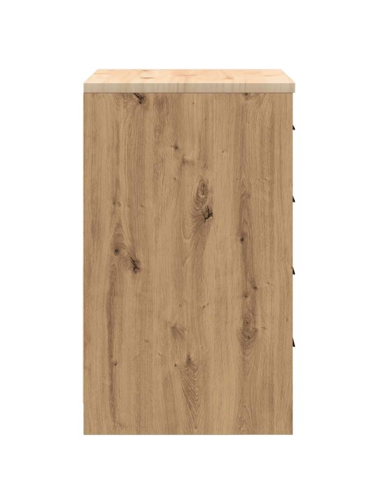 Autotallin säilytyskaappi 60x51x85 cm täysi mänty