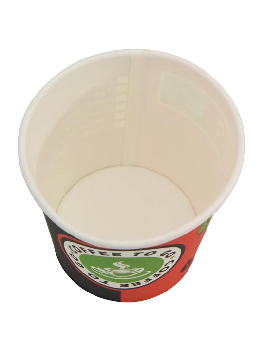 Paperiset kahvikupit kansilla 1000 kpl 4oz 120ml