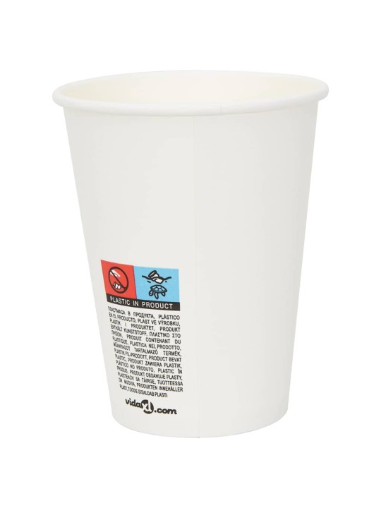 Paperiset kahvikupit kansilla 1000 kpl 12oz 300ml