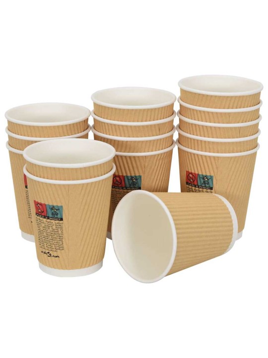 Paperiset kahvikupit kansilla 1000 kpl 8oz 200ml