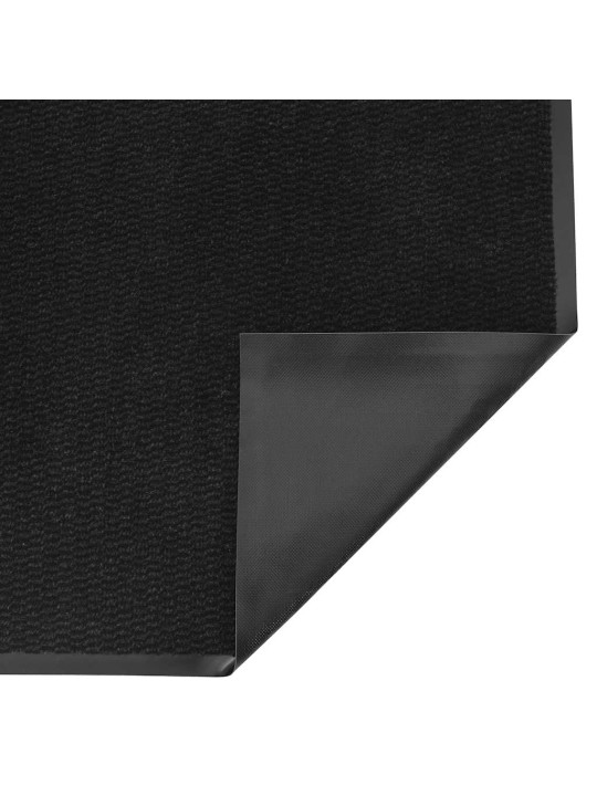 Ovimatto musta 115x500 cm