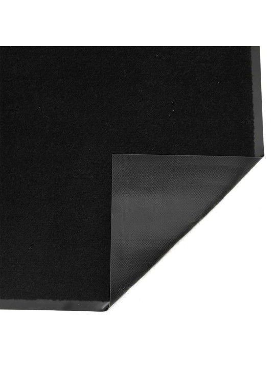 Ovimatto musta 115x400 cm