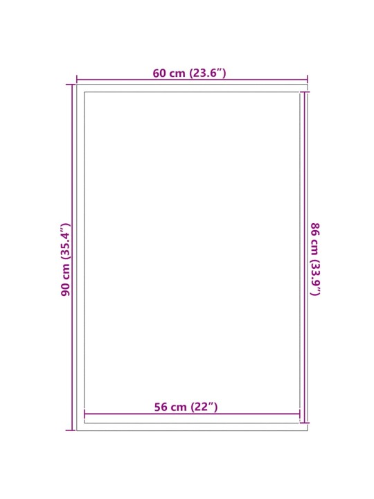 Ovimatto ruskea 60x90 cm