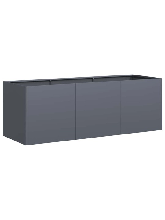 Kukkalaatikko antrasiitti 120x40x40 cm kylmävalssattu teräs