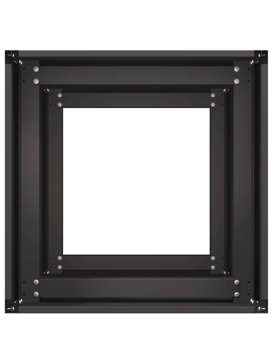 Kylvökone musta 40x40x80 cm kylmävalssattu teräs