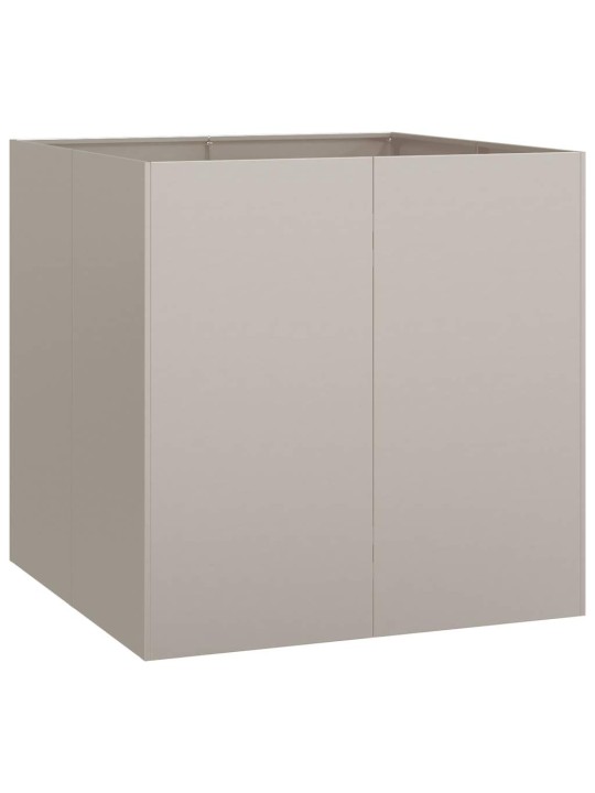 Kukkalaatikko ruoste 80x80x80 cm säänkestävä teräs