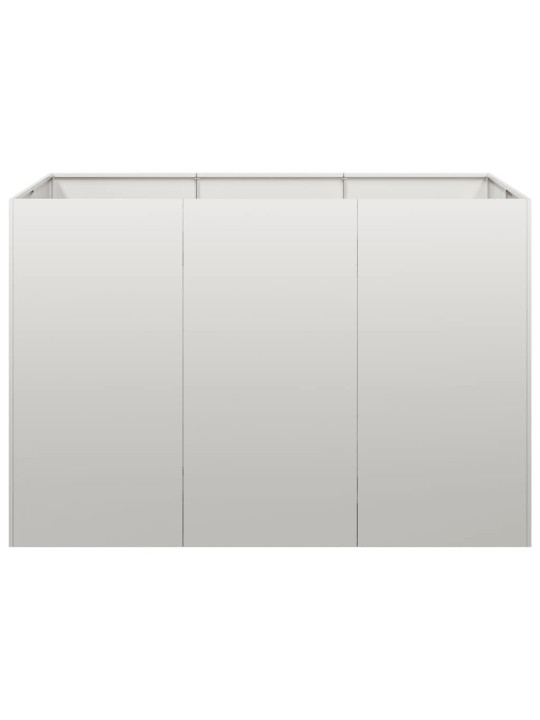 Kukkalaatikko 120x80x80 cm ruostumaton teräs