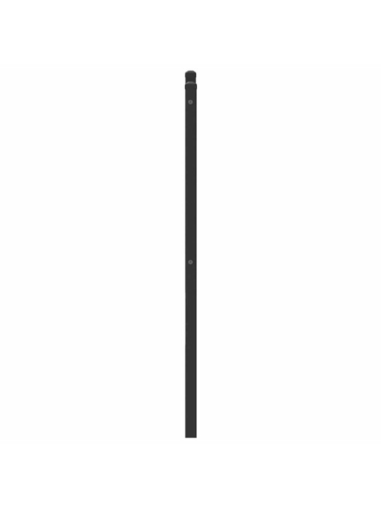 Sängynpääty savutammi 107 cm tekninen puu ja teräs