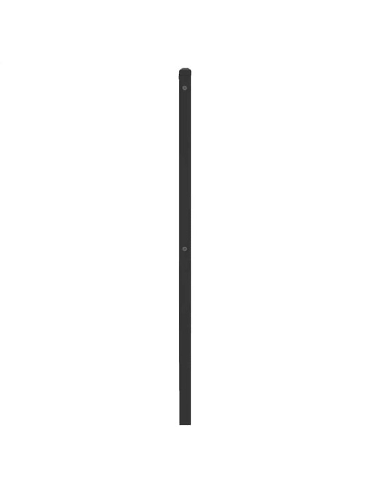 Sängynpääty sonoma-tammi 120 cm tekninen puu ja teräs