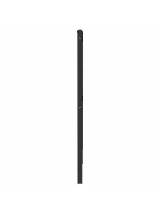 Sängynpääty sonoma-tammi 180 cm tekninen puu ja teräs
