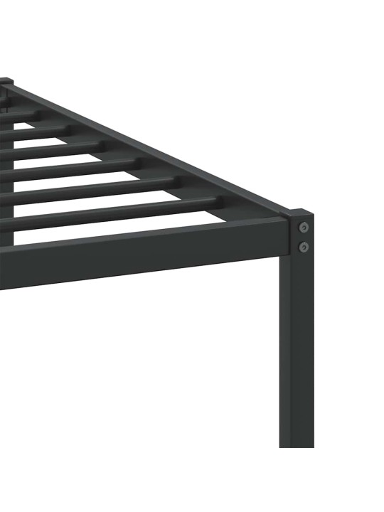 Sängynrunko ilman patjaa ruskea tammi 107x203 cm tekninen puu