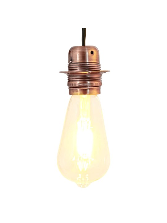 Lampuntelineet 2 kpl red bronze e27