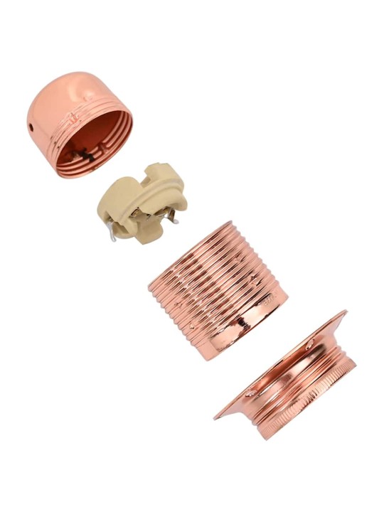 Lampuntelineet 2 kpl rose gold e27