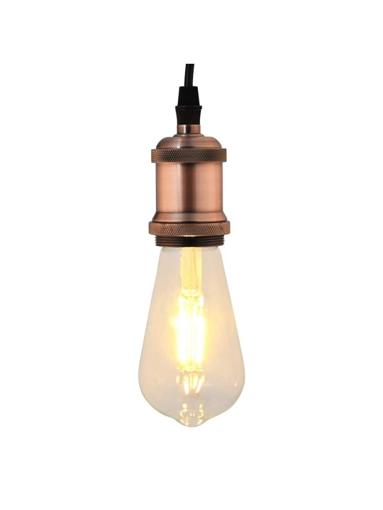 Lampuntelineet 2 kpl red bronze e27