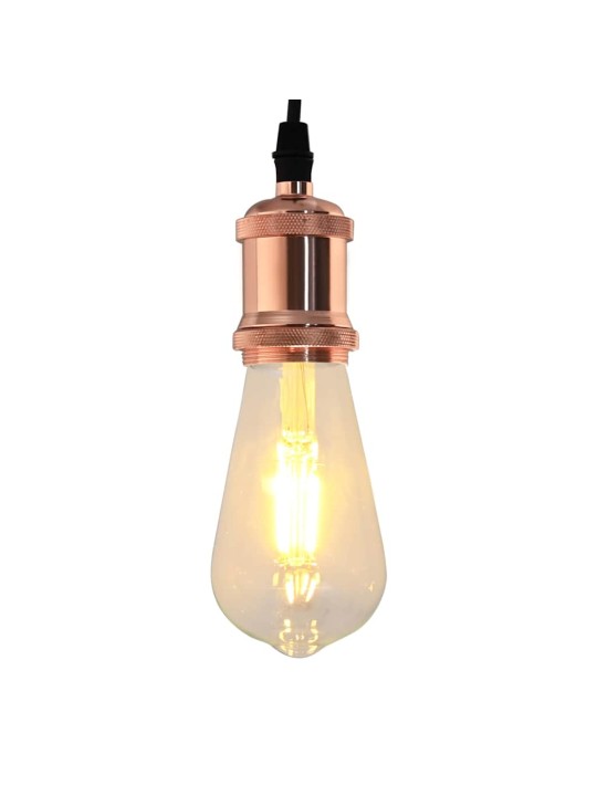 Lampuntelineet 2 kpl rose gold e27