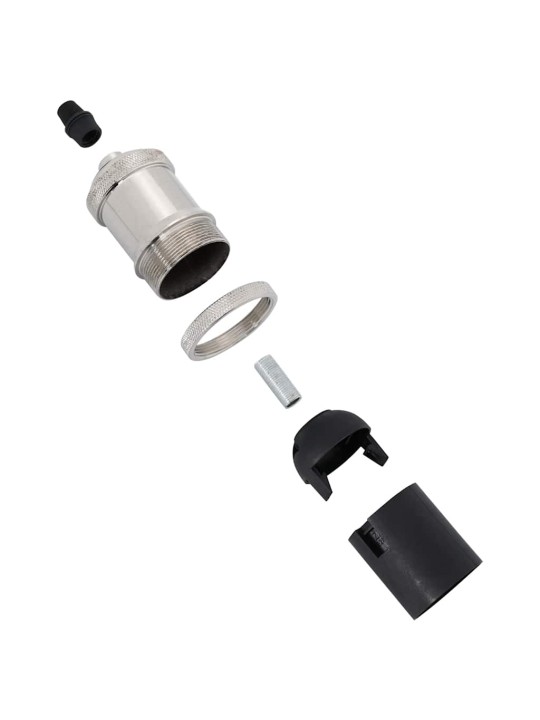 Lampuntelineet 2 kpl satin nickel e27