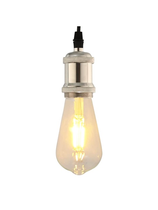 Lampuntelineet 2 kpl satin nickel e27