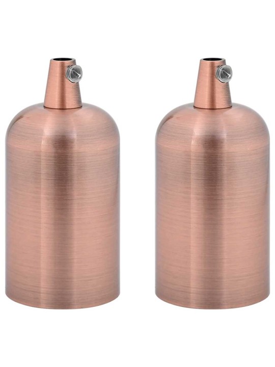 Lampuntelineet 2 kpl red bronze e27