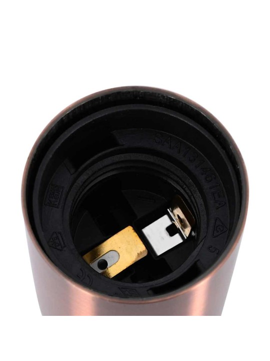 Lampuntelineet 2 kpl red bronze e27