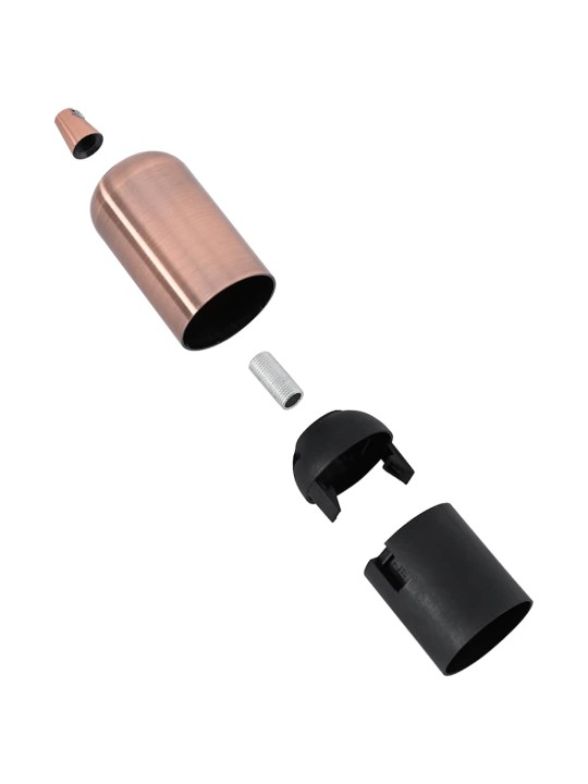 Lampuntelineet 2 kpl red bronze e27