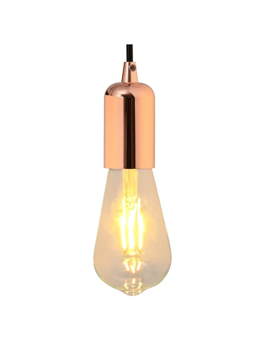 Lampuntelineet 2 kpl rose gold e27