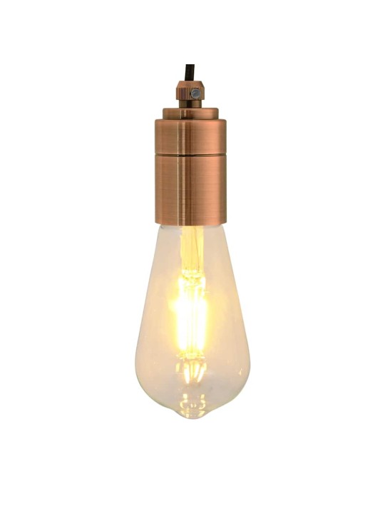 Lampuntelineet 2 kpl red bronze e27