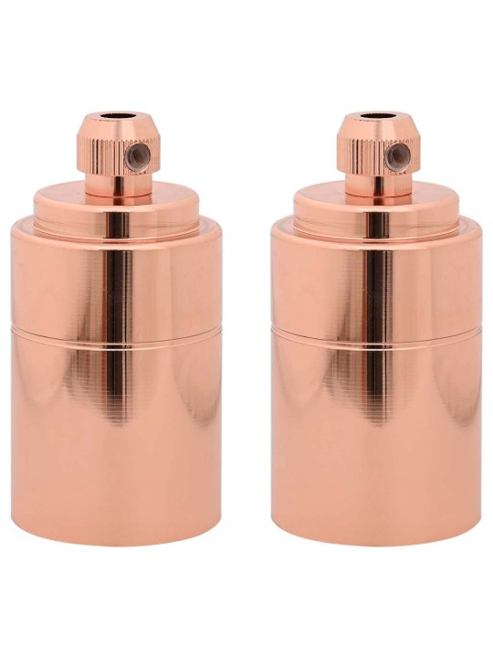 Lampuntelineet 2 kpl rose gold e27