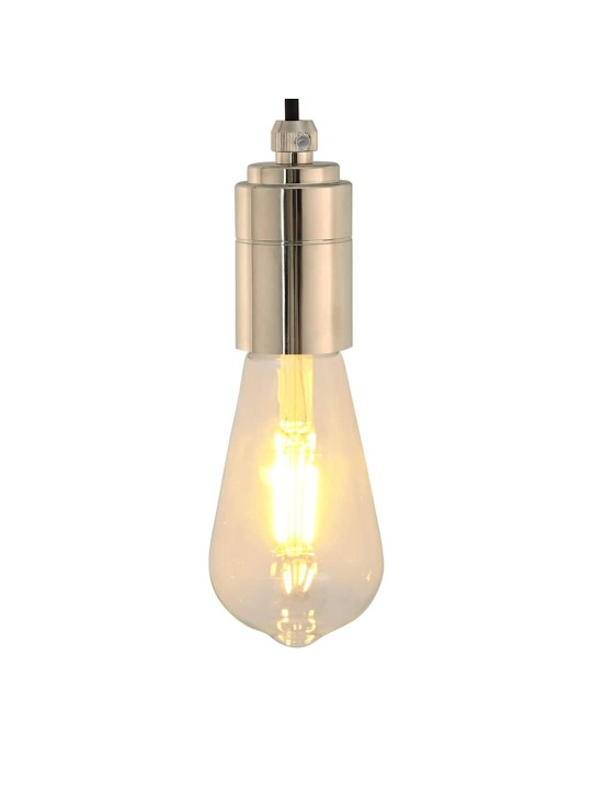 Lampuntelineet 2 kpl satin nickel e27