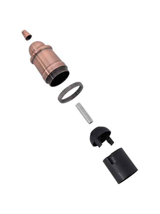 Lampuntelineet 2 kpl red bronze e27