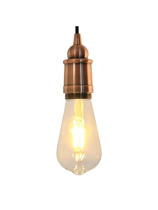 Lampuntelineet 2 kpl red bronze e27