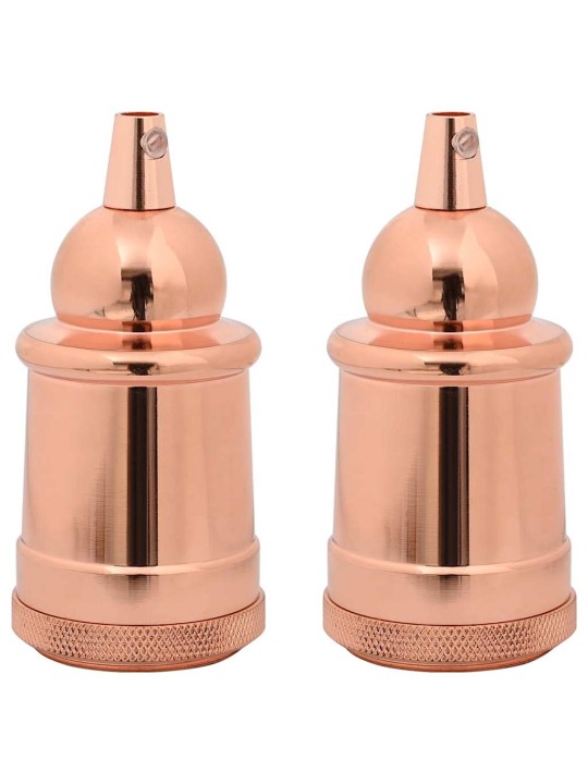 Lampuntelineet 2 kpl rose gold e27