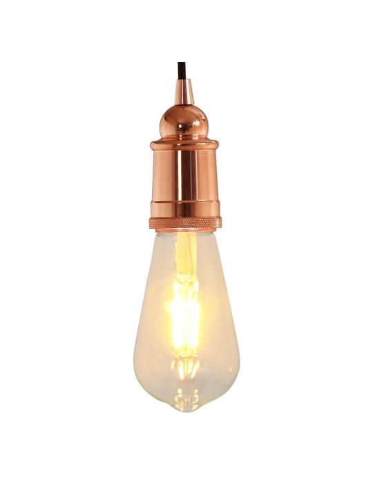 Lampuntelineet 2 kpl rose gold e27