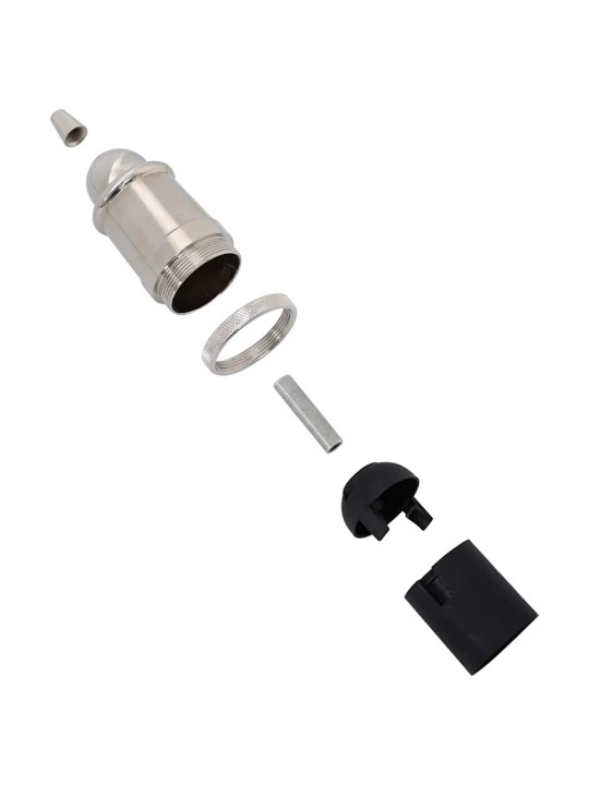 Lampuntelineet 2 kpl satin nickel e27