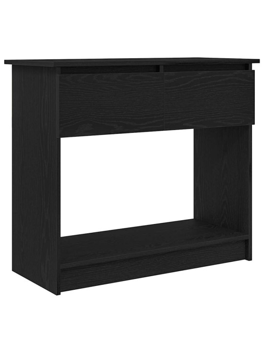 Konsolipöytä laatikoilla musta 85,5x38,5x74,5 cm