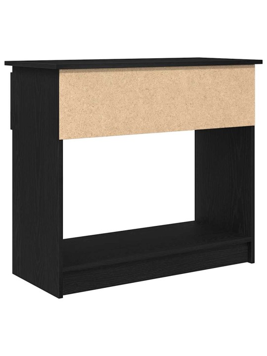 Konsolipöytä laatikoilla musta 85,5x38,5x74,5 cm