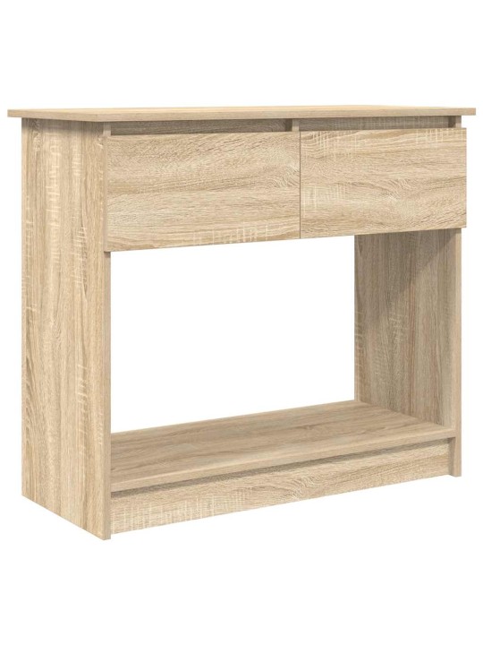 Konsolipöytä laatikoilla sonoma-tammi 85,5x38,5x74,5 cm