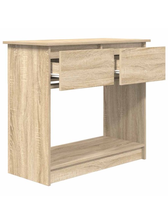 Konsolipöytä laatikoilla sonoma-tammi 85,5x38,5x74,5 cm