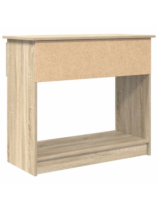 Konsolipöytä laatikoilla sonoma-tammi 85,5x38,5x74,5 cm