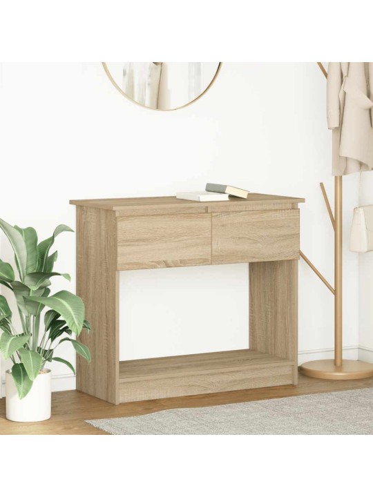 Konsolipöytä laatikoilla sonoma-tammi 85,5x38,5x74,5 cm