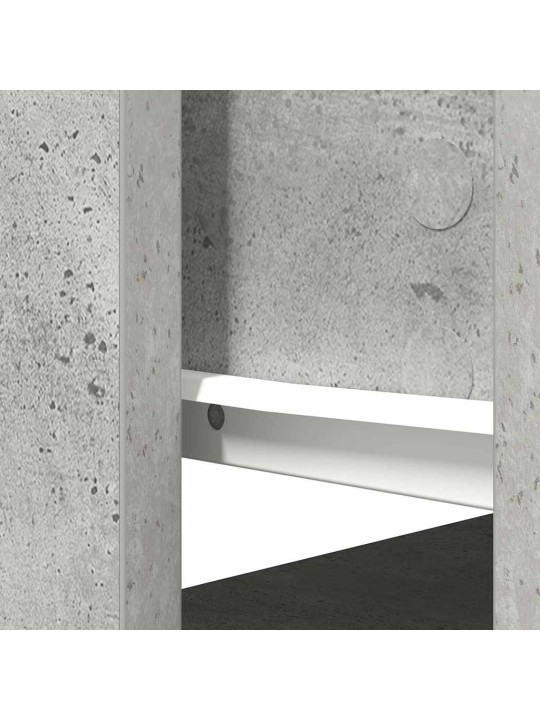 Konsolipöytä laatikoilla betonin harmaa 85,5x38,5x74,5 cm