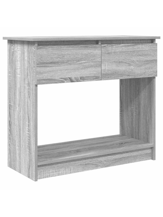 Konsolipöytä laatikoilla harmaa sonoma 85,5x38,5x74,5 cm