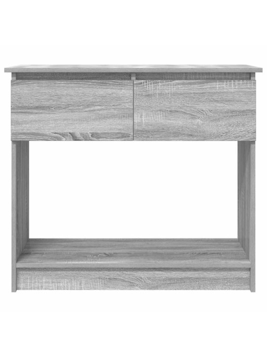 Konsolipöytä laatikoilla harmaa sonoma 85,5x38,5x74,5 cm