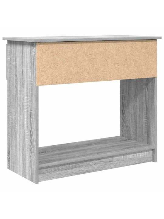 Konsolipöytä laatikoilla harmaa sonoma 85,5x38,5x74,5 cm