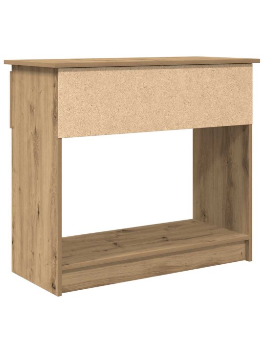 Konsolipöytä laatikoilla käsityöläinen tammi 85,5x38,5x74,5 cm