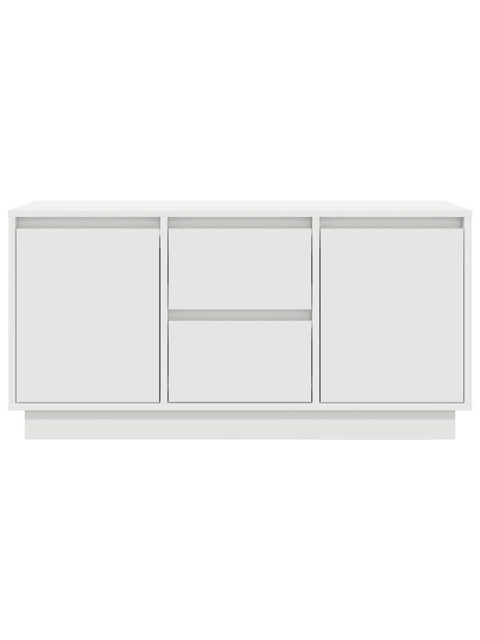 Tv-kaappi led-valoilla valkoinen 100x41x50 cm