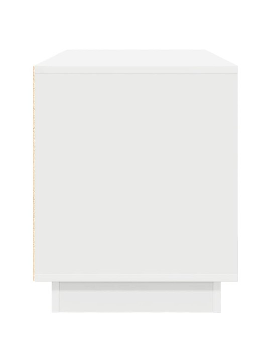 Tv-kaappi led-valoilla valkoinen 100x41x50 cm