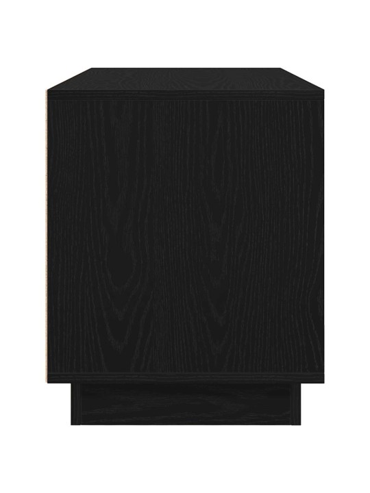 Tv-kaappi led-valoilla musta tammi 100x41x50 cm