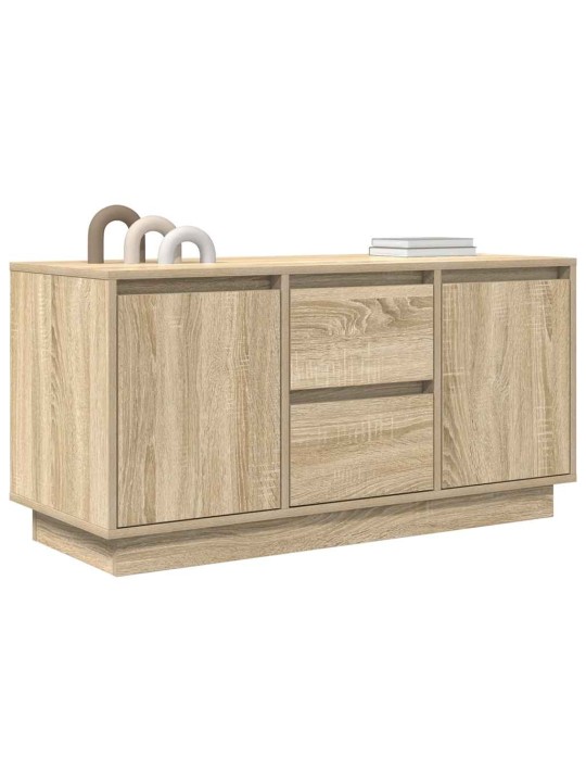 Tv-taso led-valoilla sonoma-tammi 100x41x50 cm
