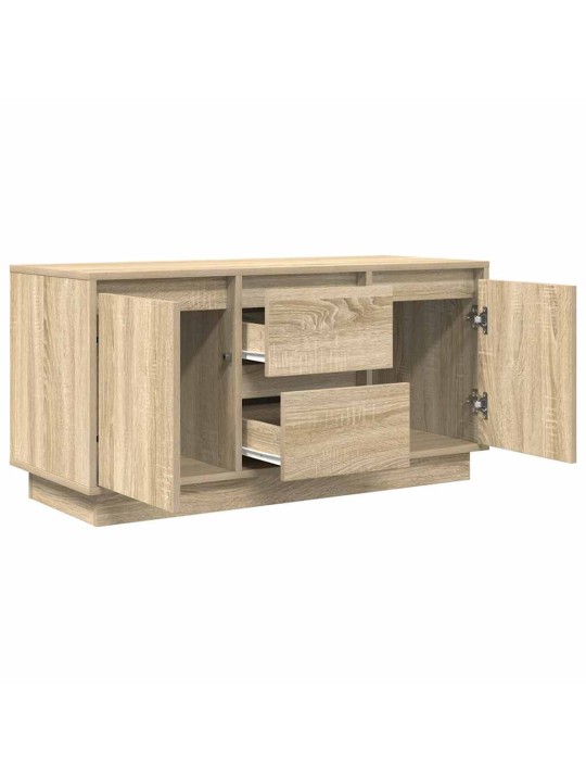 Tv-taso led-valoilla sonoma-tammi 100x41x50 cm